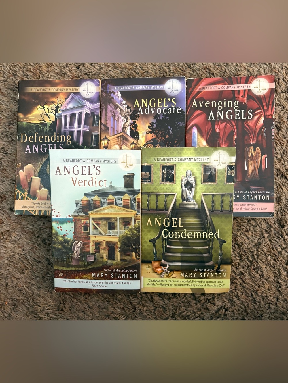 Angel Mystery Books - 5 Book Set. EUC.